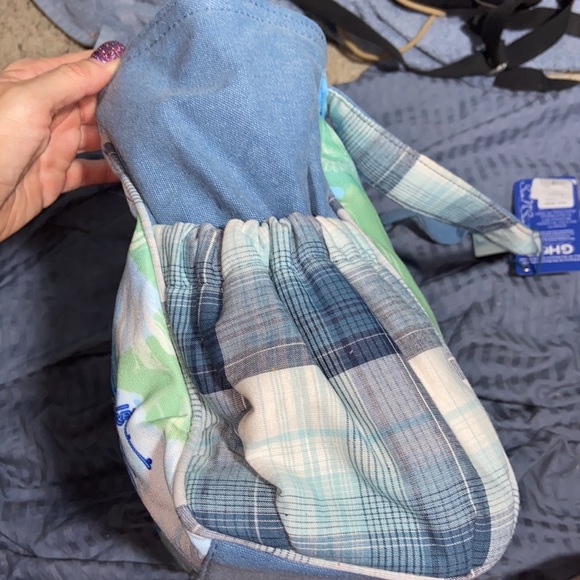 Nwt Guy Harvey Blue Ocean Sea Turtle Large Shoulder Beach Tote Bag - Picture 8 of 16